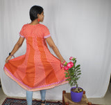 TLFABk-0003-Cotton Flower Print-Long Kurtis
