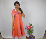 TLFABk-0003-Cotton Flower Print-Long Kurtis