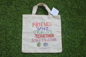 TLCB-005d/Cotton shopping Tote Bags-Hand Painted W/WO