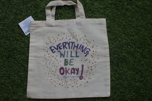 TLCB-005d/Cotton shopping Tote Bags-Hand Painted W/WO