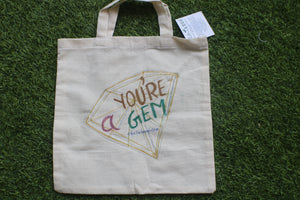 TLCB-005d/Cotton shopping Tote Bags-Hand Painted W/WO