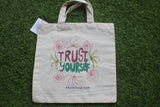 TLCB-005d/Cotton shopping Tote Bags-Hand Painted W/WO