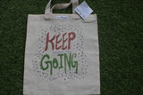 TLCB-005d/Cotton shopping Tote Bags-Hand Painted W/WO