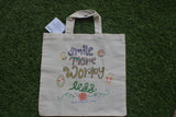 TLCB-005d/Cotton shopping Tote Bags-Hand Painted W/WO
