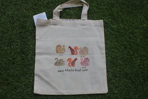 TLCB-005d/Cotton shopping Tote Bags-Hand Painted W/WO