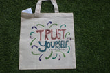 TLCB-005d/Cotton shopping Tote Bags-Hand Painted W/WO