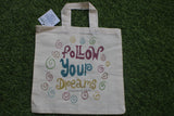 TLCB-005d/Cotton shopping Tote Bags-Hand Painted W/WO