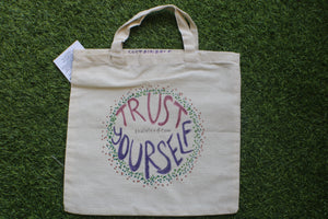 TLCB-005d/Cotton shopping Tote Bags-Hand Painted W/WO