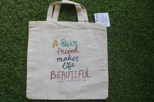TLCB-005d/Cotton shopping Tote Bags-Hand Painted W/WO