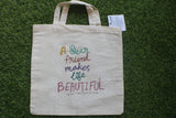 TLCB-005d/Cotton shopping Tote Bags-Hand Painted W/WO