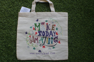 TLCB-005d/Cotton shopping Tote Bags-Hand Painted W/WO