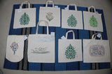 TLCB-005d/Cotton shopping Tote Bags-Hand Painted W/WO