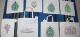 TLCB-005d/Cotton shopping Tote Bags-Hand Painted W/WO