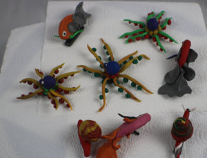 TLFM-008a-Fridge Magnets-water world fish, octopus