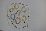 TLBDS-008/Beaded coloured combination of bracelets, anklets, earrings-set