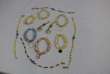 TLBDS-008/Beaded coloured combination of bracelets, anklets, earrings-set