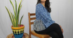 TLFAB-009c/Cotton Short Kurti