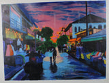 TLELI-005/ACRYLIC ON CANVAS- Sunset soaked-Market Marvels