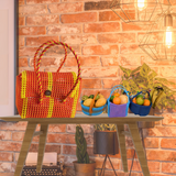 TLBAS-0011/Convenience meets style for lunch, Front or Top-open Basket