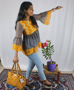 TLFAB-001a/Alia style/Short kurti-S
