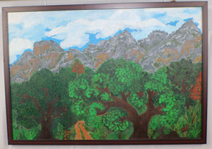 TLELI-001/ACRYLIC ON CANVAS: Trail to Mudumalai