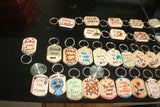 TLDIY-004c/Wooden and painted Key Chains