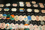 TLDIY-004c/Wooden and painted Key Chains