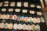 TLDIY-004c/Wooden and painted Key Chains