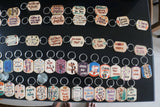 TLDIY-004c/Wooden and painted Key Chains
