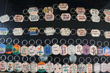 TLDIY-004c/Wooden and painted Key Chains