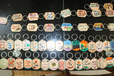 TLDIY-004c/Wooden and painted Key Chains