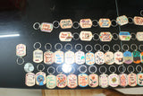 TLDIY-004c/Wooden and painted Key Chains
