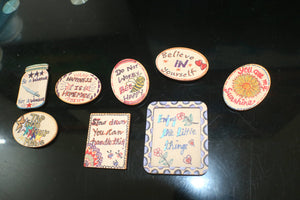TLDIY-004c/Wooden and painted Key Chains