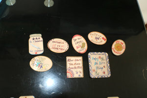TLDIY-004c/Wooden and painted Key Chains