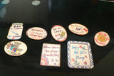 TLDIY-004c/Wooden and painted Key Chains