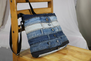TLCB-0014/Denim Applique Tote bags