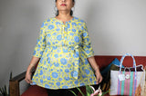 TLFAB-0012b/Gem Neck Kurti-M