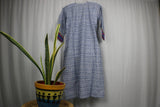 TLFABk-00010/Shalu Print/Jeans Blue Long Kurtis
