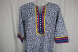 TLFABk-00010/Shalu Print/Jeans Blue Long Kurtis