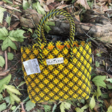 TLBAS-0010/Elegantly Crafted Vangi cross-knot design basket