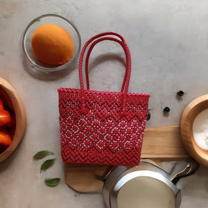 TLBAS-009/Handcrafted Sparkling diamond pattern baskets