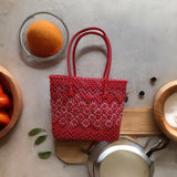 TLBAS-009/Handcrafted Sparkling diamond pattern baskets