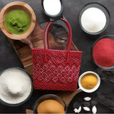 TLBAS-009/Handcrafted Sparkling diamond pattern baskets
