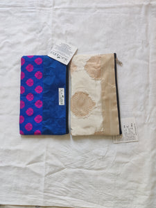 TLCB-0043a/Gift Pouches Made of Silk & Cotton-2 layers