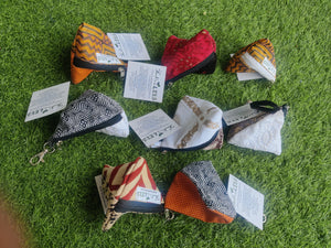 TLCB-003a/Mini Pouches in Batik printed