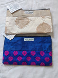 TLCB-0043a/Gift Pouches Made of Silk & Cotton-2 layers