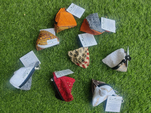 TLCB-003a/Mini Pouches in Batik printed