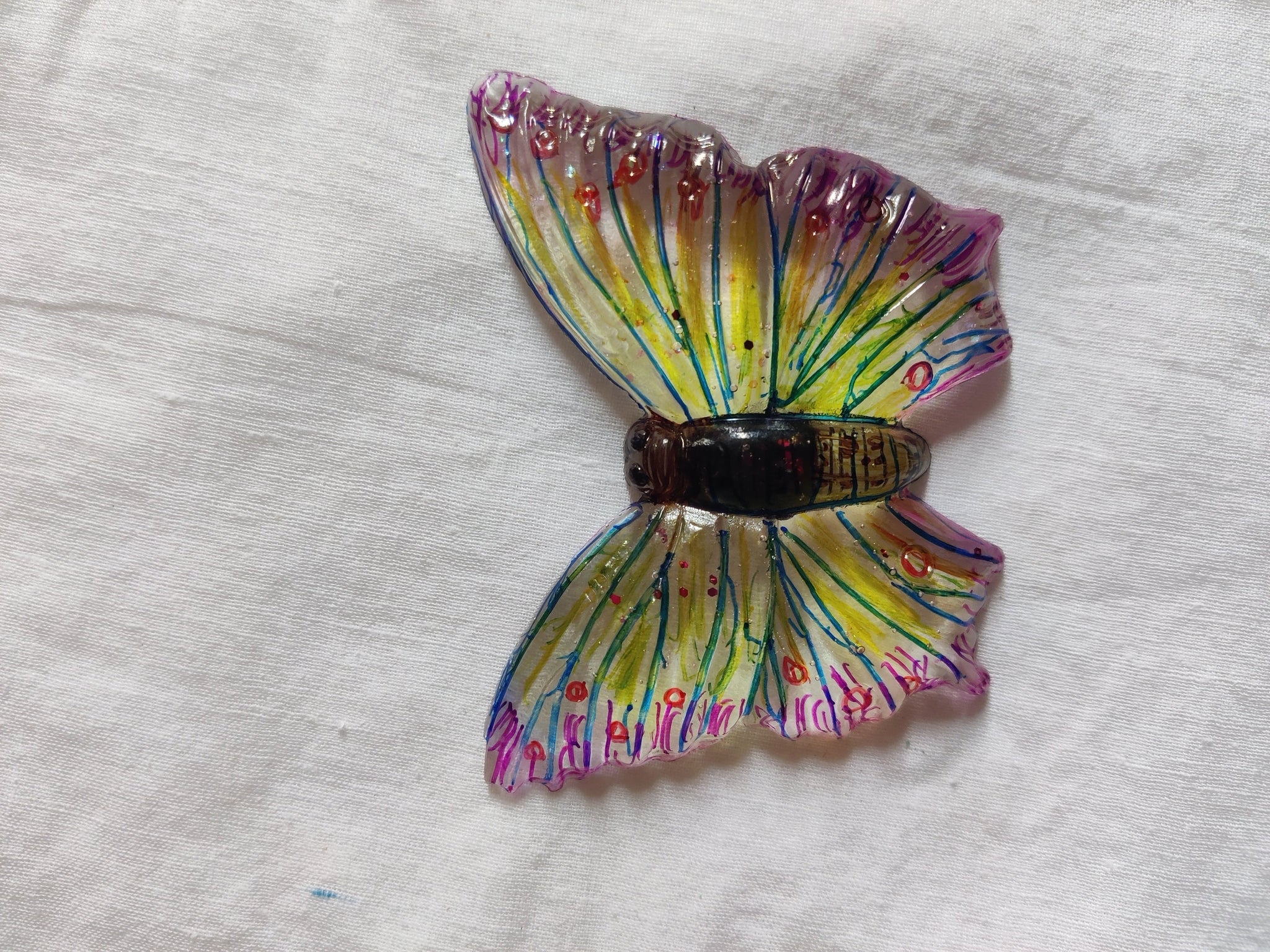 TLFM-016-Resin butterfly I Fridge Magnet