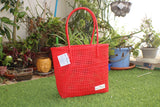 TLBAS-004/Handcrafted Elegant single colour basket with optional lining