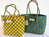 TLBAS-0045/Check-Cross Knot Basket - Thalir Leed®